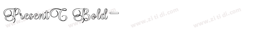 PresentC Bold字体转换